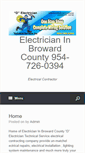 Mobile Screenshot of electricianinbrowardcounty.com